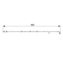 Senzor de avertizare,uzura placute de frana BOSCH