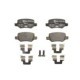 Set placute frana Spate ATE cu suplimente si suruburi de ghidare etrier MERCEDES A (W169), B SPORTS TOURER (W245) 1.5-2.0D 09.04-06.12