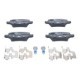 Set placute frana Spate ATE cu suplimente si suruburi de ghidare etrier MERCEDES A (W169), B SPORTS TOURER (W245) 1.5-2.0D 09.04-06.12