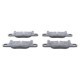 Set placute frana spate ATE pentru PORSCHE 911, 911 TARGA, CAYENNE 2.9-4.0H, dimensiuni 81.9 mm x 187.5 mm x 16.2 mm