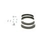 Set saboti frana BOSCH pentru MERCEDES V (638/2), VITO (W638) 2.0-2.8 02.96-07.03, diametru 178 mm, latime 20 mm, cu accesorii