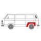 Aripa interioara BLIC pentru VW TRANSPORTER T3, montare spate stanga, panou reparatii, tip tabla arc roata, aplicatie pana la 12.92