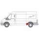 Aripa interioara BLIC trusa reparatie spate stanga inainte roata pentru FORD TRANSIT model mediu 3300 mm