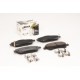 Set plăcuțe frână față, compatibile TOYOTA AURIS, AVENSIS, COROLLA, VERSO 1.4D-2.2D 10.06-10.18, dimensiuni 150.8mm x 62.5mm x 18.9mm