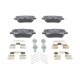 Set placute frana disc ATE spate ceramica 55.5mm x 98.9mm x 17.5mm cu suruburi etrier pentru VOLVO XC40 1.5-2.0H 10.17