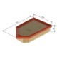 Filtru aer BOSCH pentru FORD FIESTA VII, PUMA, TOURNEO COURIER V769, TRANSIT COURIER V769/MINIVAN 1.0-1.1LPG 48mm x 164mm x 255mm