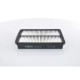 Filtru aer BOSCH pentru HYUNDAI GRANDEUR, IX35, SANTA FÉ II, KIA SORENTO II, dimensiuni 41.4 mm x 198.0 mm x 277.0 mm