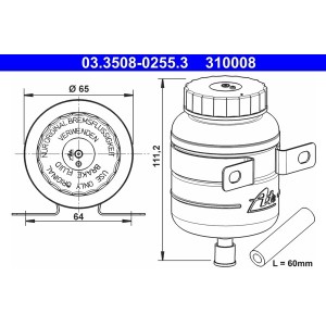 Vas de expansiune, lichid frana ATE