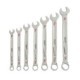 Set scule MILWAUKEE chei combinate 7 piese 1/2 11/16 3/4 5/8 7/16 9/16 tip cheie combinata suport plastic