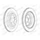 Disc frana FERODO set 2 buc Spate Dreapta/Stanga 345.0 mm 54.0 mm 22.0 mm compatible MERCEDES GL GLE GLS M