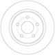 Disc frana TRW MOTO Spate Dreapta/Stanga 280.0 mm 50.8 mm 11.0 mm pentru FORD C-MAX II, GRAND C-MAX, KUGA II, TOURNEO CONNECT, TRANSIT CONNECT