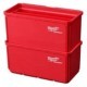 Suporti MILWAUKEE 2pcs Container, latime 102mm, inaltime 46mm, material plastic, culoare rosie