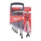 Set scule MILWAUKEE, 7 piese, chei combinate, 8;10;12;13;14;15;17 mm, suport din plastic