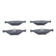 Set placute frana spate ATE pentru VOLVO 440, 460, 480; OPEL KADETT A; SAAB 900 I, 9000 1.0-3.0 09.62-12.98, dimensiuni 37.4mm x 125.0mm x 15.0mm