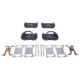 Set placute frana ceramica fata ATE pentru ALFA ROMEO GIULIA 2.0/2.2D 10.15, inaltime 76.8 mm, latime 114.5 mm, grosime 15.2 mm