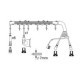 Set cablaj aprinder BOSCH BMW E34 520i 525i 88-91 7 fire