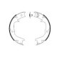 Set saboti frana BOSCH pentru frana de mana MITSUBISHI ECLIPSE II GALANT VII VIII 1.8-2.5 11.92-10.04 diametru 167.0 mm latime 32.0 mm