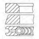Set segmenti piston GOETZE 84,51 mm (+0.50; STD) pentru FORD FOCUS IV, KUGA III, TOURNEO CUSTOM V362, TRANSIT CUSTOM V362, TRANSIT V363 2.0D/2.0DH