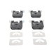 Set placute frana Spate ATE pentru BMW 1 (F20, F21), 2 (F22, F87, F23), 3 (F30, F80, F31, G20, G80, G28), 3 GRAN TURISMO (F34) 94.5mm x 73.5mm x 16.7mm
