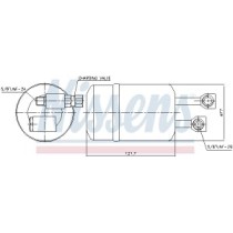Uscator,aer conditionat NISSENS