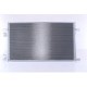 Condensator climatizare NISSENS 77 01 045 346 Klim cooler RENAULT LAGUNA &apos;95-&apos;01 Inaltime 361 mm Latime 640 mm Grosime 16 mm