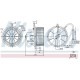 Ventilator habitaclu NISSENS pentru AUDI 80 B3, 80 B4, 90 B3, A4 B5, CABRIOLET B3, COUPE B3, VW CALIFORNIA T4, PASSAT B3/B4, TRANSPORTER T4 146 mm