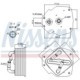 Radiator ulei NISSENS pentru MAZDA 3, 6, 6/KOMBI, CX-5 2.2D 04.12, dimensiuni 154.0x101.0x48.0 mm, aluminiu, racit cu apa