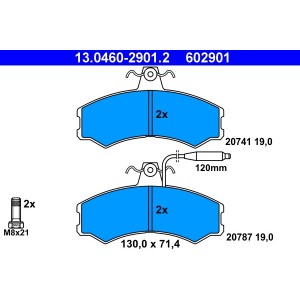Set placute frana,frana disc ATE
