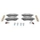 Set placute frana fata ATE pentru FORD TOURNEO CUSTOM V362, TRANSIT CUSTOM V362, TRANSIT V363 1.0H-Electric 09.12, dimensiuni 68.8mm x 171.7mm x 16.9mm