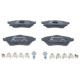 Set placute frana fata ceramica ATE pentru OPEL COMBO TOUR, COMBO/MINIVAN, CORSA C, MERIVA A, TIGRA 1.0-1.8, dimensiuni 52.3mm x 131.5mm x 17.0mm