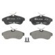 Set placute frana fata ATE cu suruburi de ghidare etrier CITROEN C2, C3 I, C3 PLURIEL 1.4-1.6D 02.02, inaltime 56.1 mm, latime 128.8 mm, grosime 19.3 mm