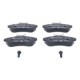 Set placute frana fata ATE cu suruburi de ghidare etrier CITROEN C2, C3 I, C3 PLURIEL 1.4-1.6D 02.02, inaltime 56.1 mm, latime 128.8 mm, grosime 19.3 mm
