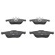 Set placute frana ATE ceramica fata RENAULT ESPACE IV LAGUNA II VEL SATIS 1.9D-3.5 dimensiuni 70.8mm x 156.3mm x 18.3mm