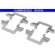Set accesorii montare placute frana fata ATE pentru CITROEN C2, C2 ENTERPRISE, C3 I, C3 PLURIEL 1.4-1.6D 02.02
