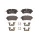 Set placute frana fata ATE pentru FORD FIESTA, FIESTA VI, KA+ III 1.0-1.6D 06.08, inaltime 51.6 mm, latime 125.6 mm, grosime 17.3 mm