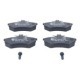 Set placute frana fata ATE pentru AUDI 100 C3; SEAT CORDOBA, VARIO, IBIZA II, INCA, TOLEDO I, inaltime 69.5 mm, latime 119.0 mm, grosime 19.3 mm