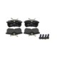 Set placute frana Spate ATE cu suruburi de ghidare etrier, pentru FORD FIESTA, FOCUS, PUMA, dimensiuni 42.4mm x 87.5mm x 14.8mm