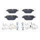 Set placute frana spate ATE cu suplimente si suruburi de ghidare pentru FORD FOCUS II, GALAXY II, KUGA I, MONDEO IV, S-MAX 1.6-2.5
