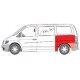 Aripa spate dreapta BLIC pentru MERCEDES V (638/2), VITO (W638) 02.96-07.03, 1/2 inaltime, piesa auto