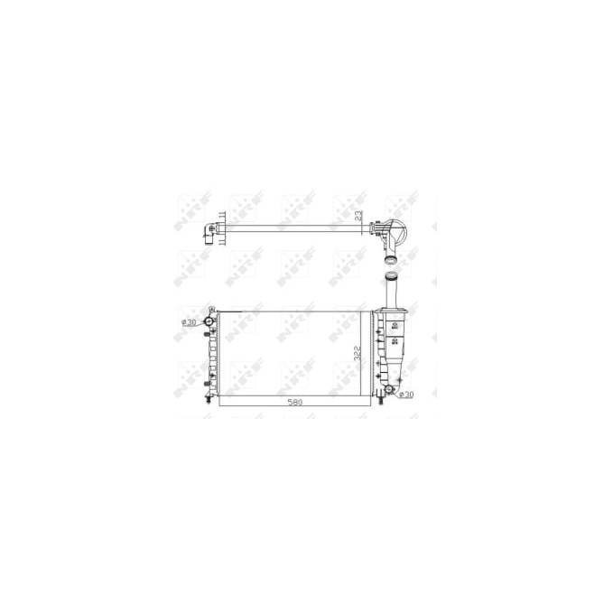 Radiator, racire motor NRF