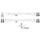 Set cablaj aprinder BOSCH Suzuki SJ Samurai 1.0 81, 5 fire, sistem aprindere incandescent