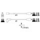Set cablaj aprinder BOSCH Frontera Opel Omega 2.4i -95, 5 fire, Sistem de aprindere/incandescent, piese auto