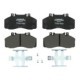 Set placute frana fata/spate ROULUNDS LUCAS B2X60 IVECO EUROCARGO I-III, DAILY II, DAILY III 85.6mm x 174.8mm x 22.0mm
