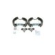 Set saboti frana BOSCH preasamblat pentru AUDI 80 B3, SEAT AROSA, CORDOBA VARIO, VW GOLF III, LUPO I, POLO III 40mm latime, 200mm diametru tambur