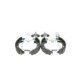 Set saboti frana BOSCH preasamblat pentru AUDI 80 B3, SEAT AROSA, CORDOBA VARIO, VW GOLF III, LUPO I, POLO III 40mm latime, 200mm diametru tambur