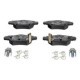 Set placute frana Spate ATE cu suplimente si suruburi de ghidare pentru CHEVROLET VIVA, OPEL ASTRA G, ZAFIRA A 1.2-2.2D