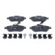 Set placute frana fata ATE pentru FIAT 500, 500 C, PANDA, FORD KA 1.2-1.4CNG, inaltime 51.7 mm, latime 122.8 mm, grosime 17.9 mm