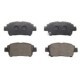 Set plăcuțe frână față cu accesorii, compatibil TOYOTA BB I, CELICA, COROLLA, COROLLA VERSO, IST, MR2 III, PRIUS, PROBOX, SUCCEED, WILL CYPHA I, YARIS, YARIS VERSO 1.0-1.8 04.99-08.14