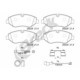 Set plăcuțe frână față BREMBO compatibile IVECO DAILY III IV V VI 550002E-F1CGL411C 05.99, dimensiuni: lățime 163.1 mm, înălțime 66.7 mm, grosime 20.8 mm