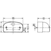 Iluminare numar de circulatie HELLA